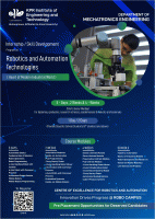 Internship / Skill Development Course on Robotics and Automation Technologies 2025